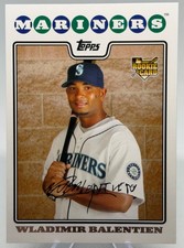 2008 Topps - Wladimir Balentien #57 (RC) Seattle Mariners