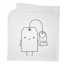 'Tea Bag' Cotton Baby Blanket / Shawl BY00047328 