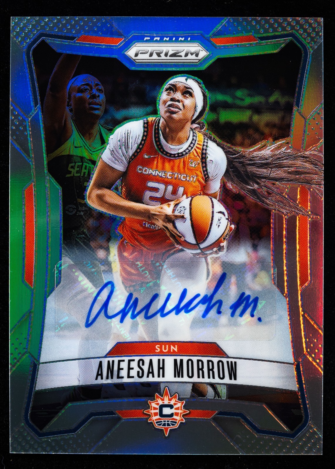 Aneesah Morrow Auto Silver Prizm 2026 Panini Prizm WNBA 64 Sun