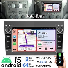 Android15 64GB Autoradio CarPlay Für Opel Astra H Corsa C D Zafira B GPS Navi FM