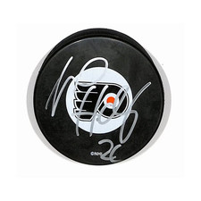 Michal Handzus Philadelphia Flyers Autographed/Signed Hockey Puck BA187866