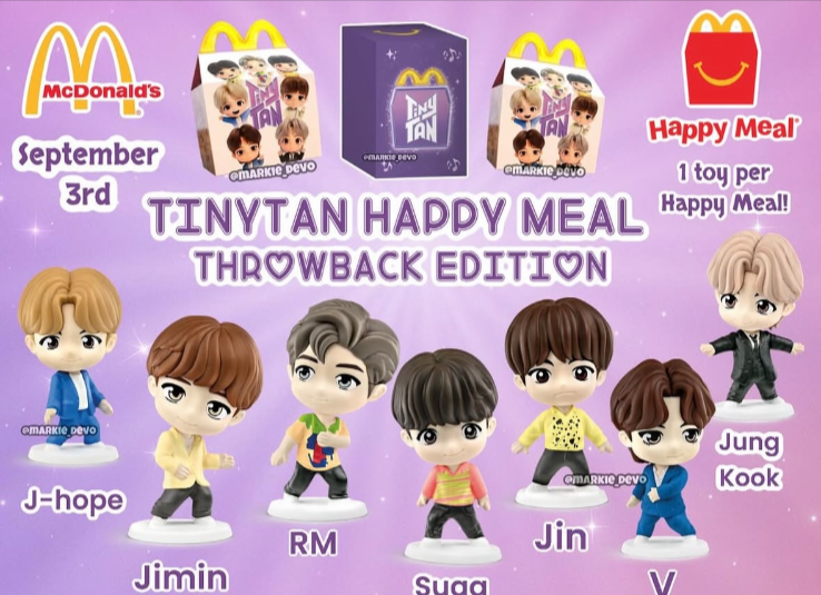 bts mcdonalds happy meal tinytan figures | eBay