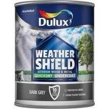 DULUX WS QD UNDERCOAT DARK GREY 750ML