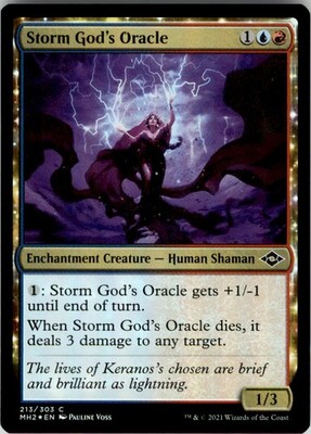 2021 Modern Horizons 2 Storm God's Oracle Draft Innovation/Common #213