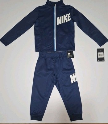 Nike 2Pc. Set 76F191-U90 Boys' 3T Track Suit, Midnight Navy