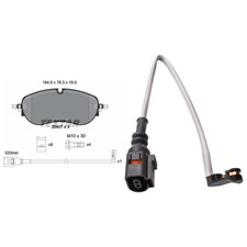 Textar Front Brake Pads and Wear Sensors fits Skoda Elroq 2024-2026