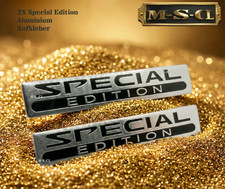2 X 3D Special Edition Aluminium Metall Autoaufkleber Sticker Logo  KFZ