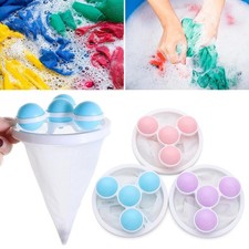 Net Bag Floating Hair Filtering Mesh Washing Machine Filter Bag  Laundry