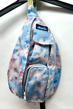 KAVU Rope Sling Bag Tie Dye Multicolor Slingback School Casual Backpack SHR 