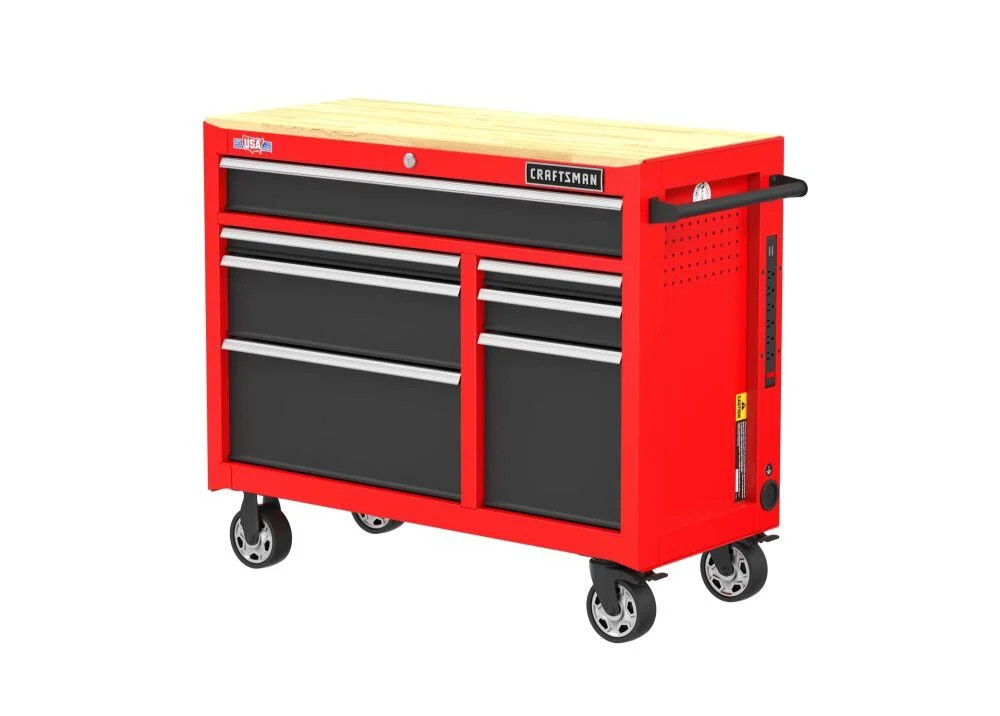 Craftsman S2000 41 Inch 7-Drawer Workstation, Red | eBay