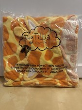 Tiny Tillia Hooded BathTowel Ben Giraffe