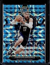 2023-24 Panini Mosaic #193 Jonas Valanciunas Reactive Blue