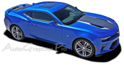 2016-2018 Camaro 50th Anniversary 3M Hood Decal Racing Stripes Vinyl Graphic