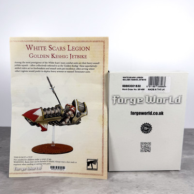 Forge World White Scars - Golden Keshig Rider