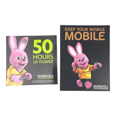 Duracell Pink Rabbit Werbung Display Magnet Schilder Laden Schilder