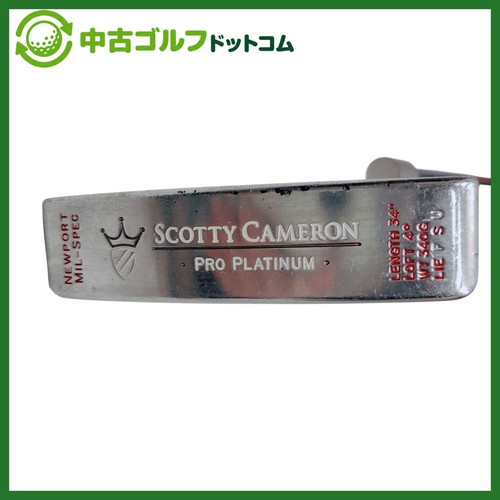 Titleist Scotty Cameron Pro Platinum Newport Mil-Spec PUTTER 34 in Right Handed