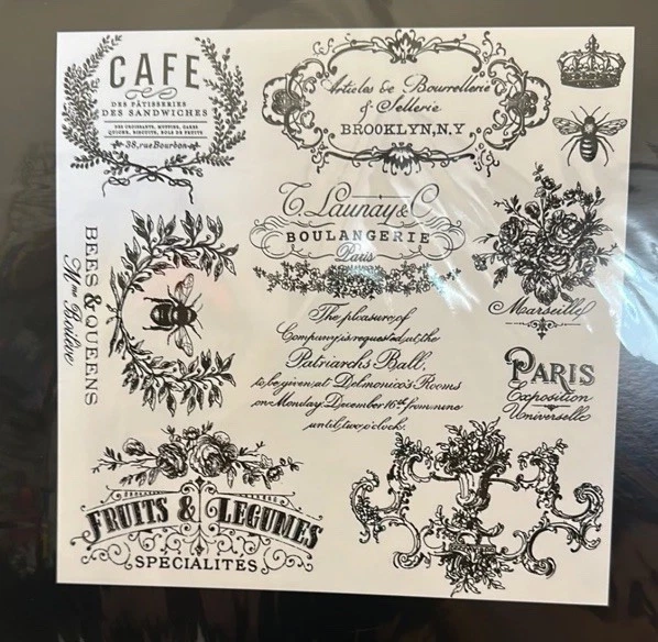 Sello decorativo rediseño Prima RETIRADO “I SEE PARIS” DURO2FIND Y RARO nuevo FS Foto 3 de 4