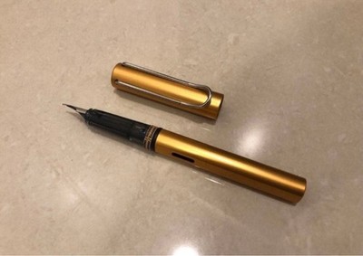 LAMY Al Star Fountain Pen L27BR EF Bronze Aluminum Ready to Use
