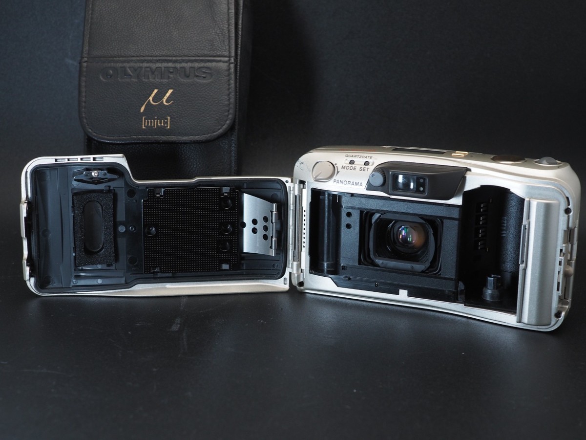 Olympus µ mju stylus Zoom 140 DLX DELUXE Film Camera From JAPAN
