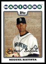 2008 Topps Miguel Batista Seattle Mariners #352
