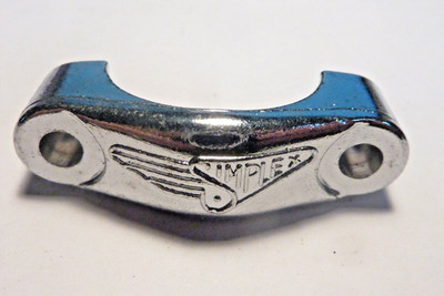   NOS Halbschelle SIMPLEX 3620 - 28,6mm - Vintage Fahrrad / Front Clamp  
