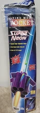 Estes Super Neon #2050 New Flying Model Rocket Free Shipping! No Reserve!