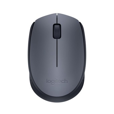 Logitech M170 Kabellose Maus, 2,4 GHz mit USB-Nano-Empfänger, Optisch Grau