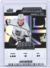 2022-23 Upper Deck Credentials #155 Jacob Moverare Debut Ticket Access #/999