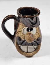 Miniature UGLY FACE Robert Eakin (?) Stoneware Mug