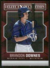 2014 Donruss Elite BRANDON DOWNES Signed Card autograph auto ROYALS