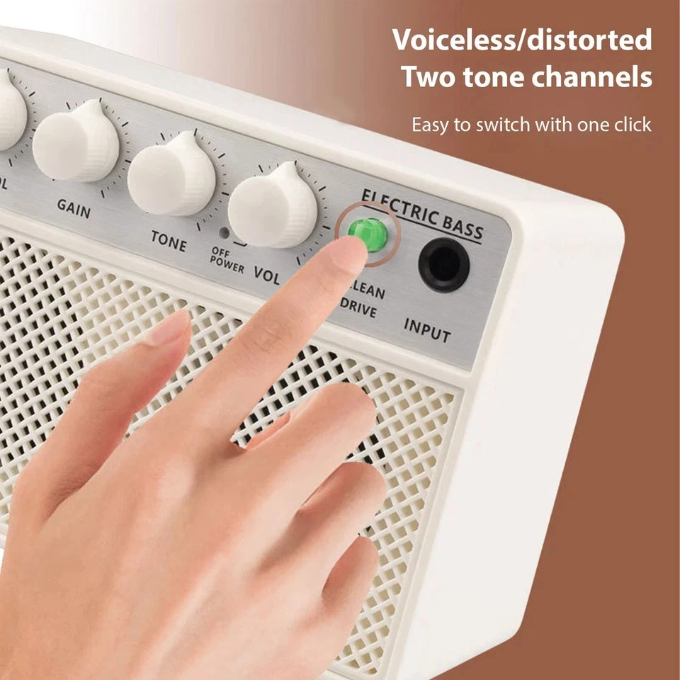 KOKKO KB-10, 10W Small Electric Bass Amp Portable Bass Practice Speaker - Image 3 of 4