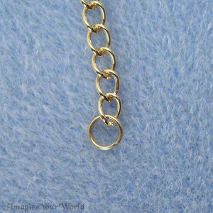 Authentic GOLD-PLATED /Tone Safety or EXTENDER CHAIN Custom Handmade Your Style/Length B3L
