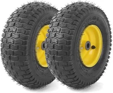 2-Pack 13 x 5.00-6 Tire and Wheel Assembly Replacement Tubeless Front Mower Tire