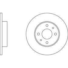 Apec Blue Brake Disc - Front or Rear SDK6092 Fits selected Alfa Romeo Fiat