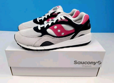 Saucony Shadow 6000 Men's Shoes US 11 Gray Pink Black Sport Style New In Box!