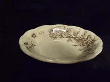 CHARMING EARLY 1800'S DUNN BENNETT & CO. TRANSFERWARE IRONSTONE SOAP BOWL