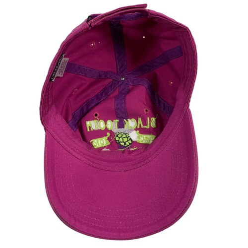 Black Tooth Brewing Company Sheridan Wyoming Purple & Neon Green Strapback Hat - 第 6/7 張圖片