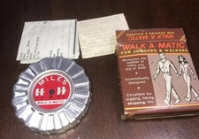 Pedometer Walk -A - Matic Mile Counter 1985 Japan Chadwick Miller Run Jog