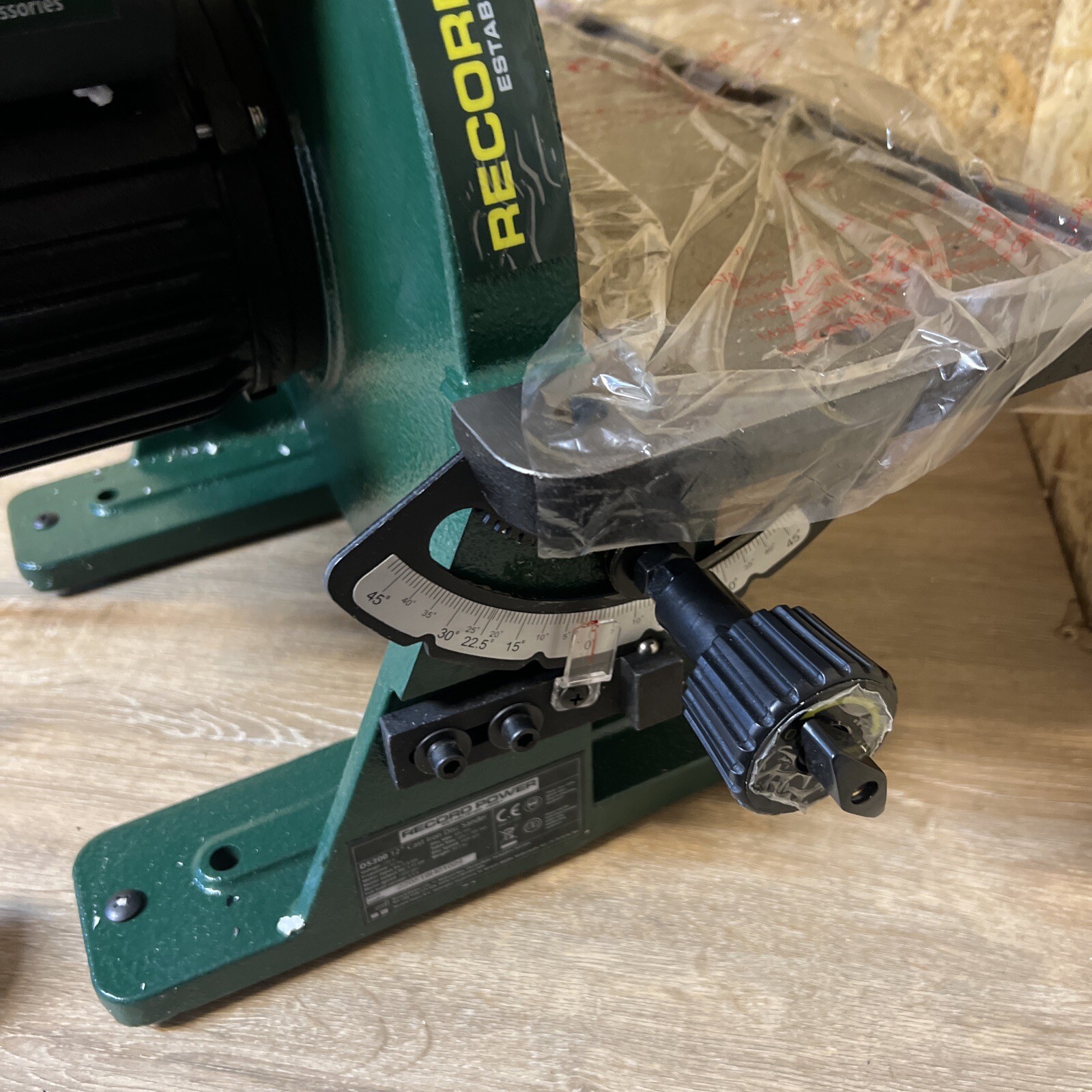 Record Power DS300 Cast Iron Disc Bench Sander 12" 305mm 1hp Motor