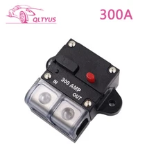 300A Circuit Breaker Car Audio Fuse Holder Power Fuse Resettable Circuit Breaker
