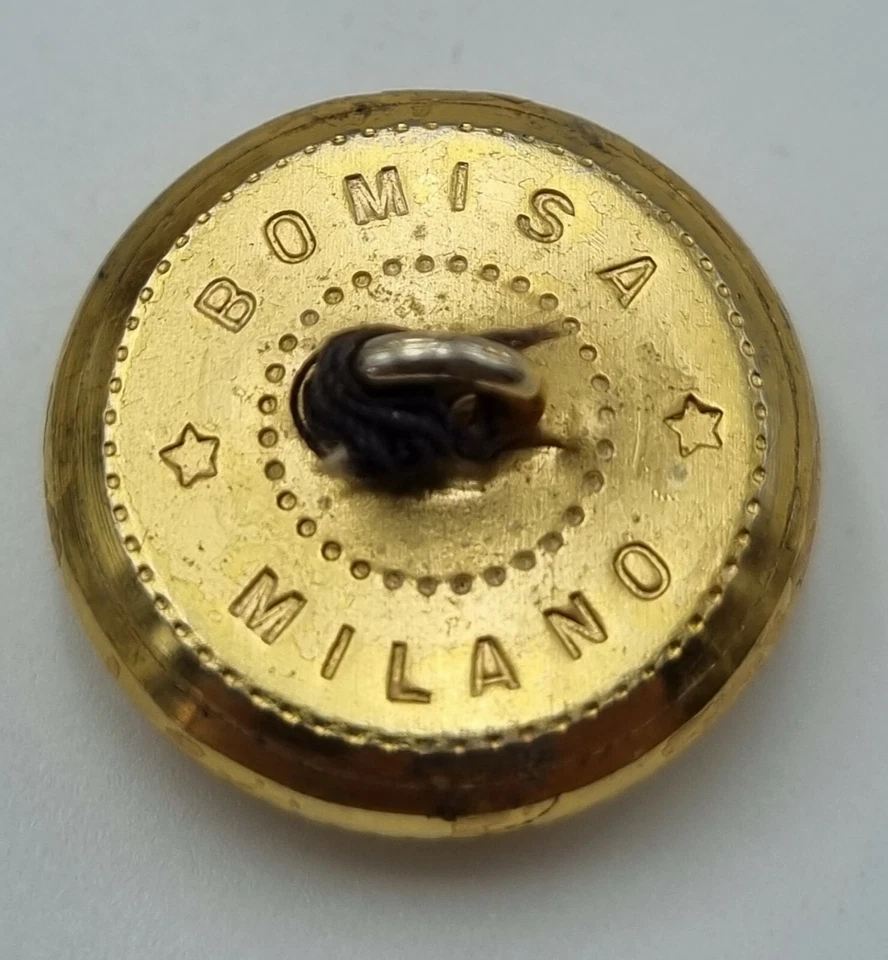 Uniform Knopf Bomisa Milano vergoldet - Bild 2 von 2