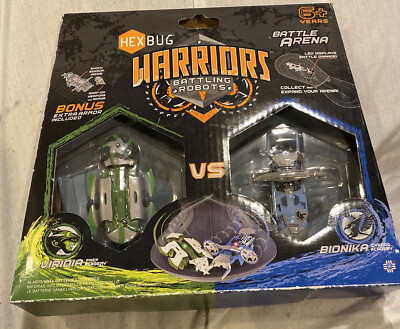 HEXBUG Warriors Battling Robots Battle Arena Viridia vs Bionika *NEW