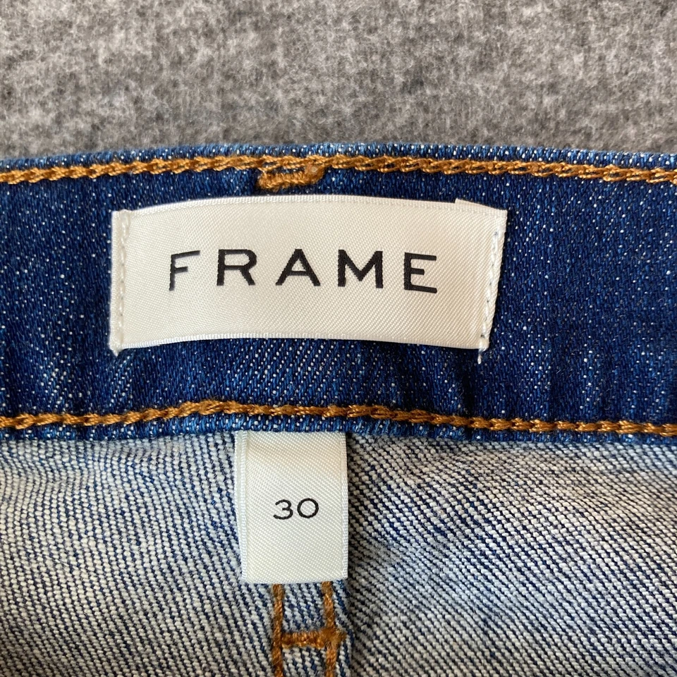 Frame Pacific View Modern Straight Jeans Mens 30X33 Blue - Image 3 of 4