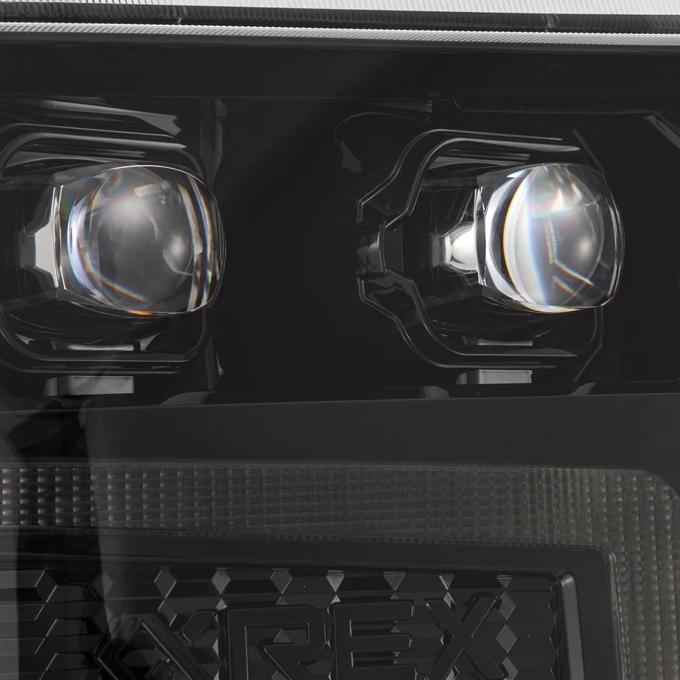 Fit 16-18 Chevrolet Silverado 1500 NOVA-Series Projector Headlights Alpha-Black - Imagem 4 de 4