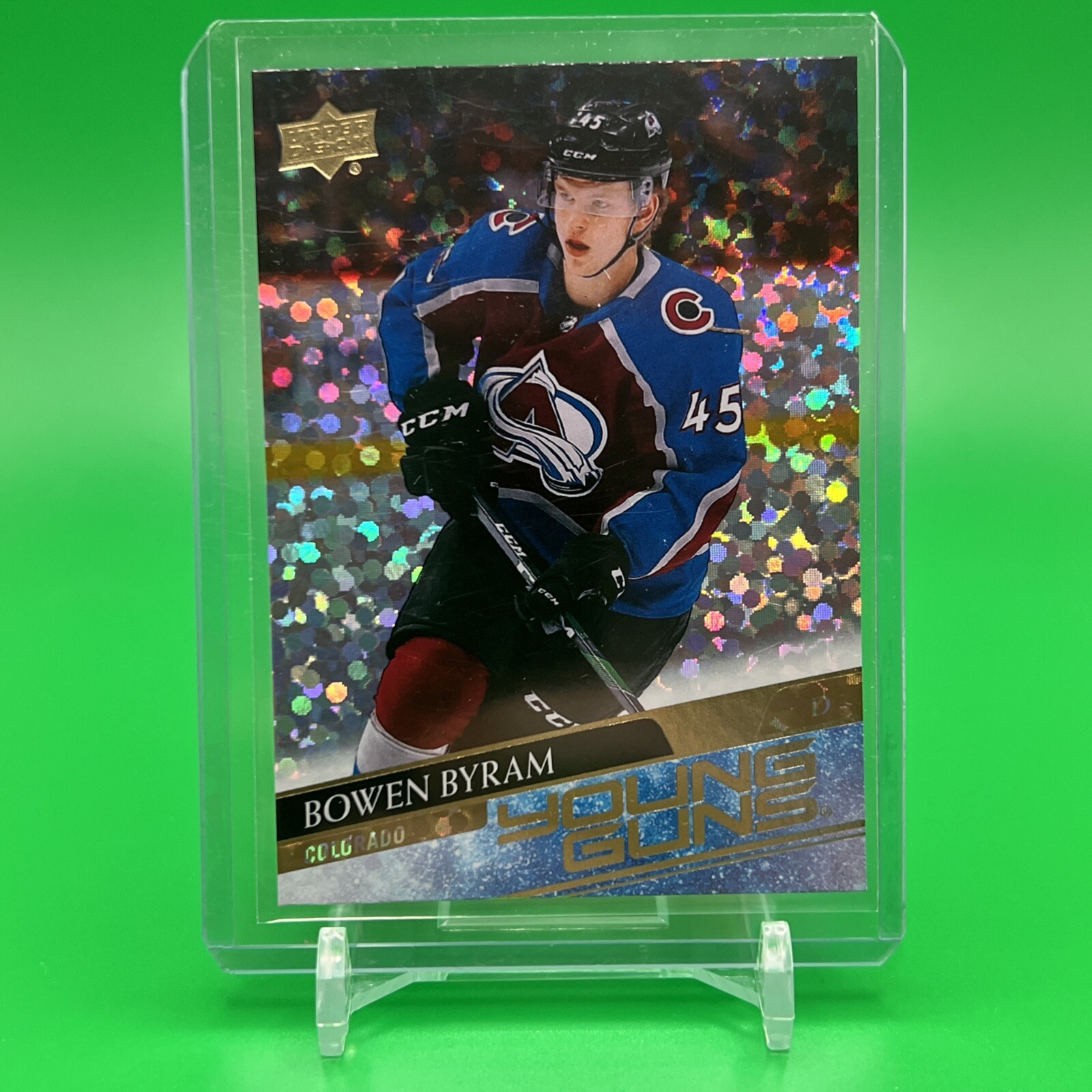 2020-21 Upper Deck - Young Guns Speckled Rainbow #205 Bowen Byram (RC)