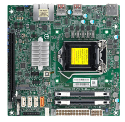  SuperMicro X12SCV-W Motherboard - Mini ITX, Comet Lake PCHW480E,LGA1200,PCI-eX1