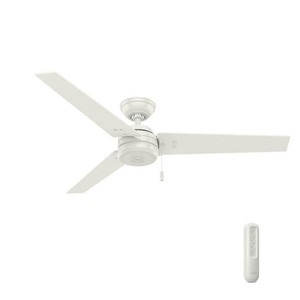 52 In Indoor Outdoor Fresh White Ceiling Fan Bundled Handheld