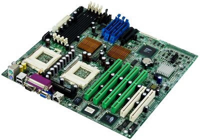 DELL 01H243 2x SOCKET 370 4x SDRAM 6x PCI SCSI IDE ORIGINAL MAINBOARD