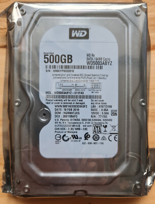 WD RE Enterprise Storage WD5003ABYZ - 011FA0, 500 GB, SATA 6 Gb/s, 64MB Cache, 7