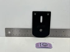 Jay-Pee Square Black Leather Badge Holder Backer 4885